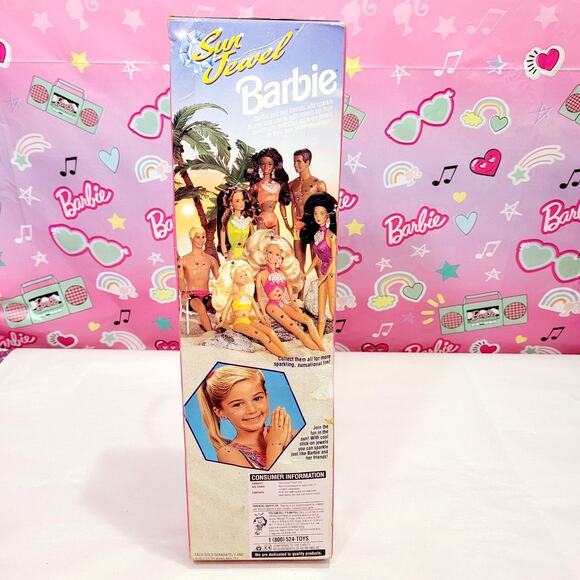 Mattel Barbie SUN JEWEL KIRA Doll 10956 Vintage 1993 NRFB - Picture 7 of 9